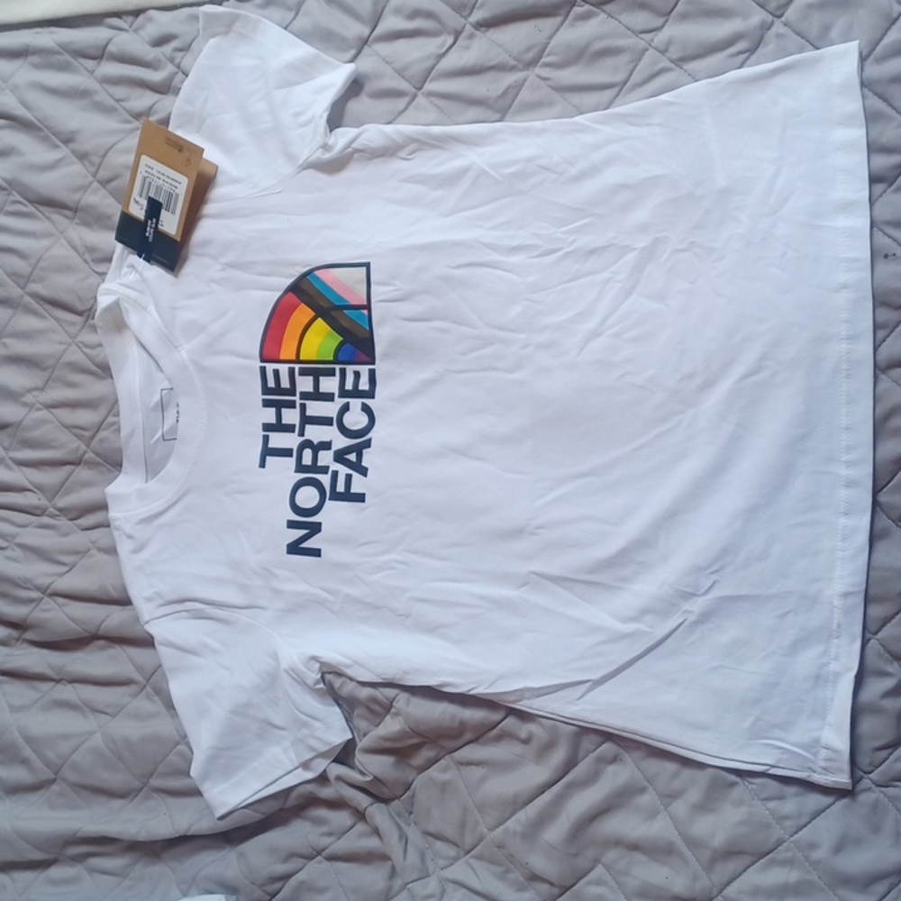 The North Face pride tshirt
